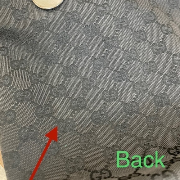 Gucci GG Vintage Logo Eclipse Canvas Fabric Tote Bag/ Shoulder Bag/ Handbag - Picture 14 of 14